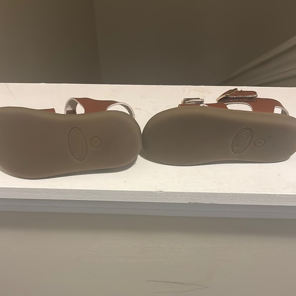 Brown Leather Kids Sandals - Picture 3 of 3